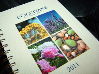 Loccitane Diary 1 | L'occitane en Provence 2011 Diary for Charity