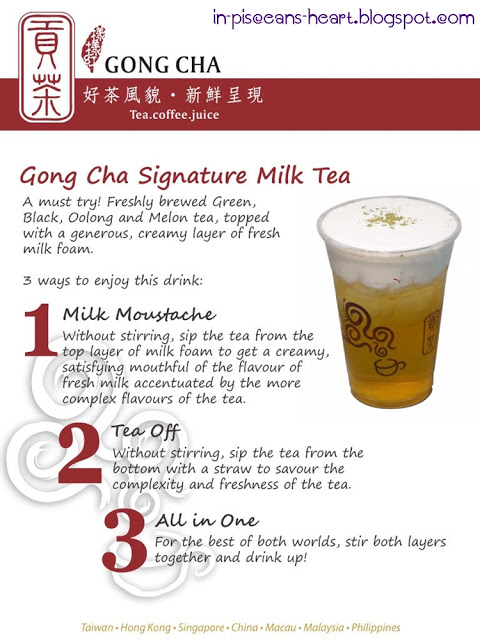 Food Review Gong Cha Bubble Tea The Gardens Mid Valley