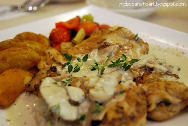 Baked Chicken Chop with Homemade Mushroom Sauce | Bloggers Gathering 2011 @ Coffee Chemistry Signature