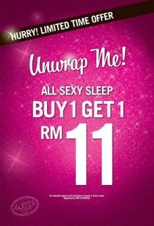 La Senza Buy 1 Get 1 RM 111 | Shopping at La Senza Express, The Gardens on 11.11.11