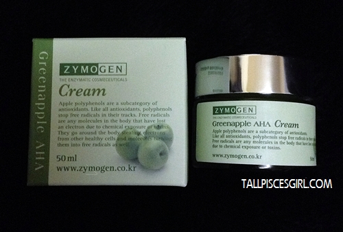 Zymogen Greenapple AHA Cream