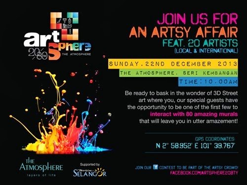 Artsphere Invitation1 | Invitation to the Grand Launching of The Atmosphere