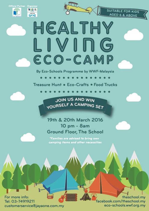 Healthy Living Eco-Camp @ The School Earth Hour 2016