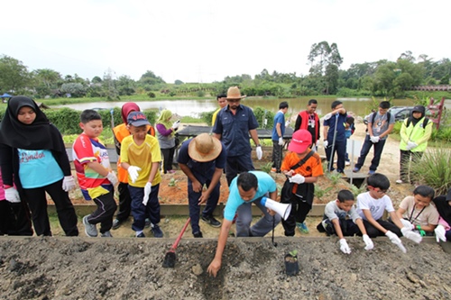 Students of Eco-Schools Programme were taught how to grow and plant