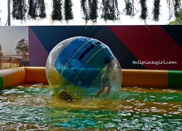 There's water zorb ball for kids too!