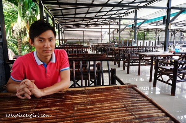 Sitting at the upper floor of Ao Nang Boat Noodle Restaurant