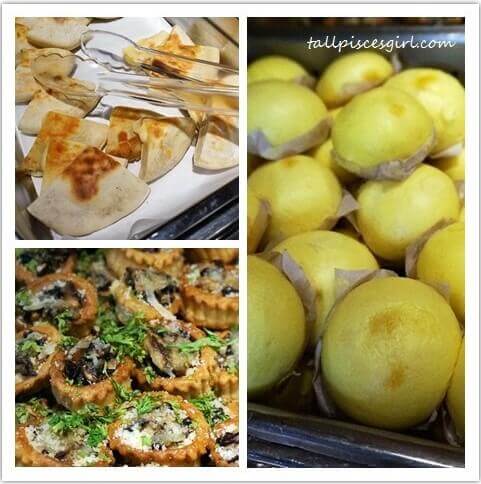 Cheese Naan, Mini Mushroom Pies, Lau Sar Pao