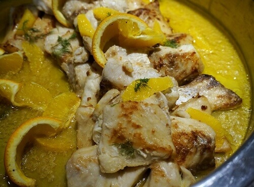 Grilled Fish with Orange Sauce (Brazil)