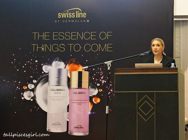 Product presentation by Ms. Barbara Iacobucci, International Training Manager of Swiss line