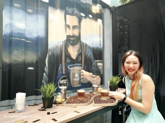 tallpiscesgirl X NESCAFE GOLD experiential container cafe