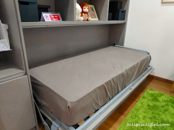 With smart furniture, it can be converted into bedroom