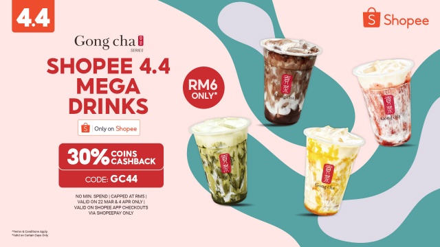 Shopee X Gong Cha Best Sellers Are Back This 4.4 TallPiscesGirl