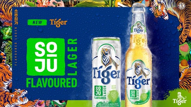 Tiger Soju Flavoured Lager Poster