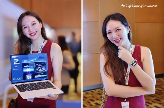 tallpiscesgirl X HUAWEI MateBook X Pro and HUAWEI Watch Fit 3